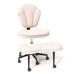 Pinmoco Cloud-Lounge Ergonomic Office Chair, White, Total Qty 1