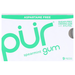 Pur Gum, Spearmint, 0.44 Oz, Total Qty 108