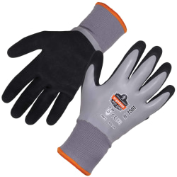 Ergodyne ProFlex 7501 Coated Waterproof Winter Work Gloves, Medium, Gray