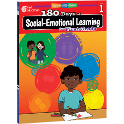 Shell Education 180 Days of Social-Emotional Learning, 1st Grade