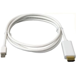 Unirise Mini DisplayPort/HDMI Audio/Video Cable - 6 ft HDMI/Mini DisplayPort A/V Cable  - MDPHDMI06FMM
