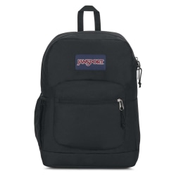 Jansport Cross Town Plus Backpack With 15" Laptop Pocket, 100% Recycled, Black