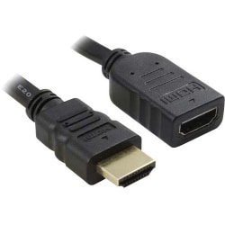 Unirise HDMI Extension Audio/Video Cable with Ethernet - 6 ft HDMI A/V Cable  - HDMIMF06F