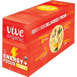 Vive Organic Energy+Focus Drinks, 2 Oz, Case Of 12 Drinks