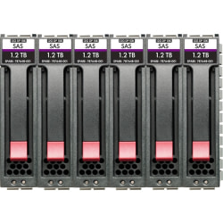 HPE 8 TB Hard Drive - 3.5" Internal - SAS (12Gb/s SAS) - Storage System Device Supported - 7200rpm - 6 Pack