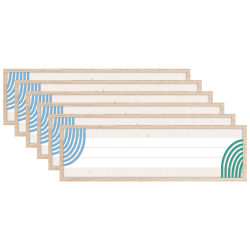 Carson Dellosa Education Name Plates, 9-1/2" x 2-7/8", True To You, 36 Name Plates Per Pack, Bundle Of 6 Packs