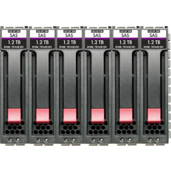 HPE 12 TB Hard Drive - 3.5" Internal - SAS (12Gb/s SAS) - Storage System Device Supported - 7200rpm - 6 Pack