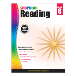 Carson-Dellosa Spectrum Reading Workbook, Grade 6