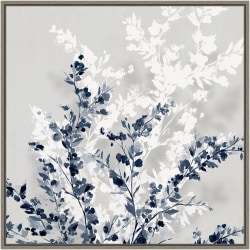 Amanti Art Blue Spring II by Isabelle Z Framed Canvas Wall Art Print, 22"H x 22"W, Greywash
