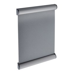 Azar Displays Vertical Door Sign Metal Snap Frames, 6"H x 4"W x 1/2"D, Silver, Pack Of 10 Frames