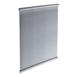 Azar Displays Snap-Frame Steel Vertical/Horizontal Sign Holders, 11" x 17", Silver, Pack Of 10 Holders