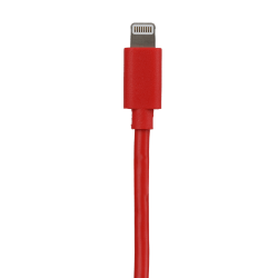 GoMovi Vivitar OD1003 USB A To Lightning Cable, 3', Red