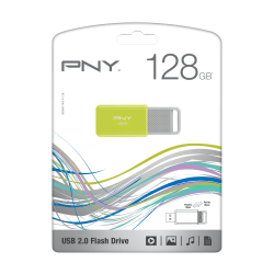 PNY USB 2.0 Flash Drive P-FD128OMC-GE, 128GB, Multicolor