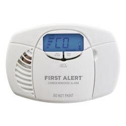 First Alert® Battery-Operated Carbon Monoxide Alarm with Digital Display, White, CO3-B01D-T