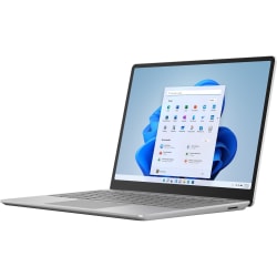 Microsoft Surface Laptop Go 2 12.4" Touchscreen Notebook - Intel Core i5 - 16 GB Total RAM - 16 GB On-board Memory - 256 GB SSD - Platinum - Windows 11 Pro - 13.50 Hours Battery Run Time