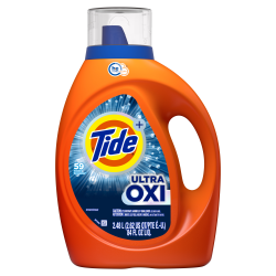 Tide Ultra Oxi Liquid Laundry Detergent, Fresh, 84 Fl Oz