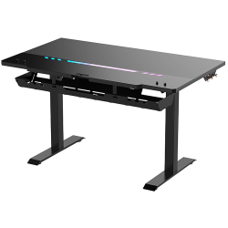 DXRacer Tidal Series Gaming Desk, Black, Total Qty 1