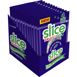 Slice Fruit On The Go Mixed Berry, 1.4 Oz, Box Of 12 Bars
