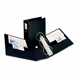 Avery® Durable 3-Ring Binder, 5" Slant Rings, Black