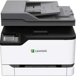 Lexmark MC3326i Wireless Laser Multifunction Printer - Color - Copier/Printer/Scanner - 26 ppm Mono/26 ppm Color Print - 600 x 600 dpi Print - Automatic Duplex Print - Upto 50000 Pages Monthly - 251 sheets Input - Color Flatbed Scanner