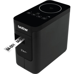 Brother P-touch EDGE PT-P750WVP Thermal Transfer Printer - Monochrome - Portable - Label Print - USB - Near Field Communication (NFC) - Battery Included - 1.18 in/s Mono - 180 x 360 dpi - Wireless LAN