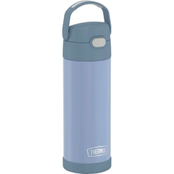 Thermos FUNtainer Water Bottle 16Oz - 16 fl oz - Denim Blue, Blue - Stainless Steel