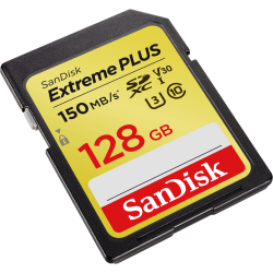 SanDisk® Extreme® PLUS SDXC UHS-I Card, 128GB
