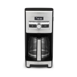 Cuisinart 12-Cup Automatic Coffee Maker, Silver/Black, Total Qty 1