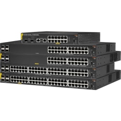 Aruba 6100 48G Class4 PoE 4SFP+ 370W Switch - 48 Ports - Manageable - 3 Layer Supported - Modular - 30.60 W Power Consumption - JL675AABA