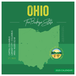 2025 TF Publishing Monthly Wall Calendar, 12" x 12", Home Ohio, January 2025 To December 2025