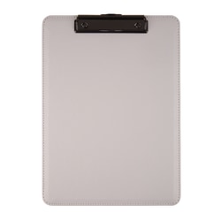 Office Depot® Brand Soft Touch Clipboard, 9" x 12-1/2", Gray