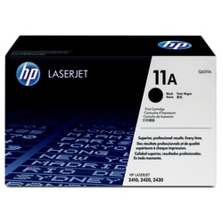 HP 11A Black Toner Cartridge, Q6511A
