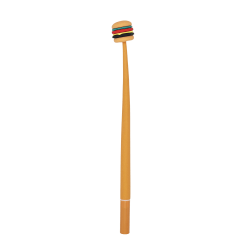 Little Yellow Bicycle® Burger Gel Pen, Needle Point, Brown