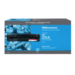Office Depot® Brand Remanufactured Cyan Toner Cartridge Replacement For HP 201A, CF401A, OD201AC