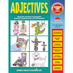Barker Creek Grammar Activity Book, Adjectives, Grades 1 To College