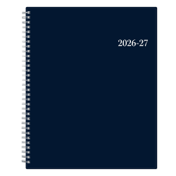 Planning Calendar BS Enterprise Solid Navy 8.5x11 AY25-26