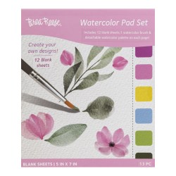 Brea Reese Blank Watercolor Pad Set, Classic Colors