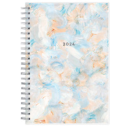 2024 Blue Sky™ Carlsen Weekly/Monthly Planning Calendar, 5" x 8", Multicolor, January to December 2024, 143965