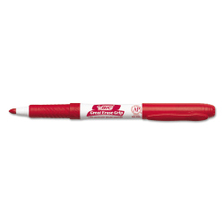 BIC Intensity Fine Point Whiteboard Marker - Fine Marker Point - Red - 12 / Dozen