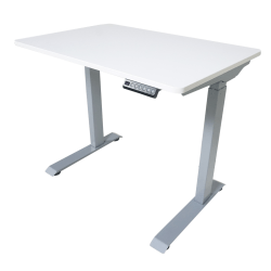 Victor Electric 36"W Standing Desk, White