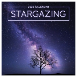 2025 TF Publishing Monthly Mini Wall Calendar, 7" x 7", Stargazing, January 2025 To December 2025