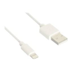 B3E - Lightning cable - USB male to Lightning male - 3 ft - white