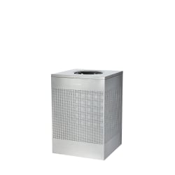 Alpine Industries Steel, Indoor Trash Can, 40 Gallons (151 liters), Silver (438-40-SS)