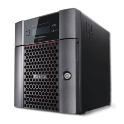 Buffalo TeraStation 5420DN Windows Server IoT 2019 Standard 16TB 4 Bay Desktop (4x4TB) NAS Hard Drives Included RAID iSCSI - Intel Atom C3338 Dual-core (2 Core) 1.50 GHz - 4 x HDD Supported - 32 TB Supported HDD Capacity - 4 x HDD Installed