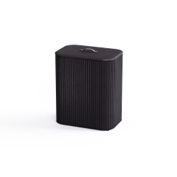 Joseph Joseph Bamboo Triple Laundry Basket, Black, Total Qty 1