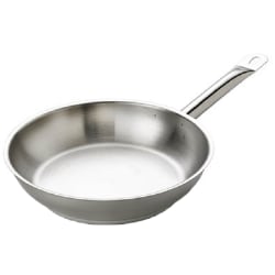 Hoffman Browne Thermalloy Steel Non-Stick Frying Pans, 12-1/2", Silver, Pack Of 6 Pans