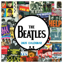 2025 TF Publishing Monthly Mini Wall Calendar, 7" x 7", The Beatles, January 2025 To December 2025