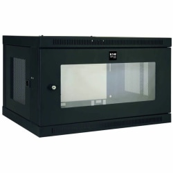 Eaton Tripp Lite Series SmartRack 6U Low-Profile Switch-Depth Wall-Mount Mini Rack Enclosure with Clear Acrylic Window, For VoIP Device, Steel