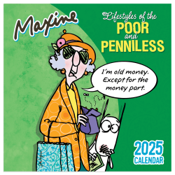 2025 TF Publishing Monthly Mini Wall Calendar, 7" x 7", Maxine, January 2025 To December 2025