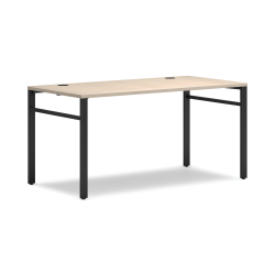 HON Mod 60"W Table Computer Desk, Desert Oak/Black